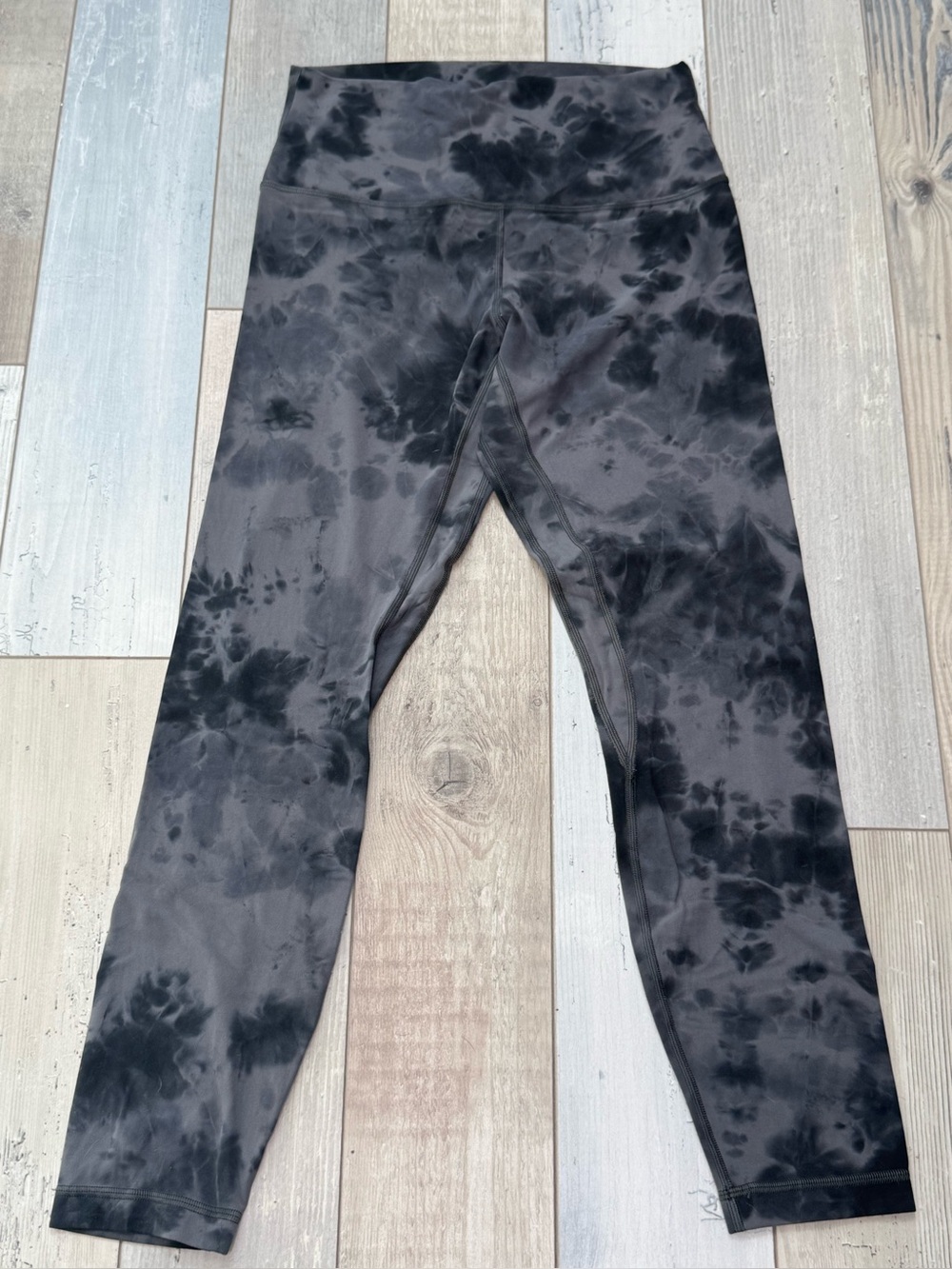 Lululemon Align High-Rise Pant 25" Diamond Dye Pitch Grey Graphite Grey Sz 8